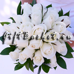 Букет невесты Королевский из белых роз